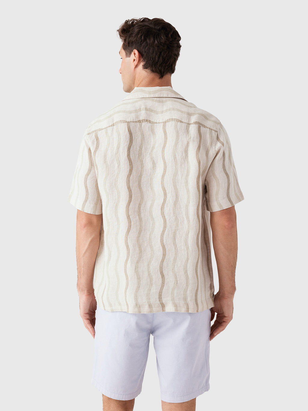 Frescobol Carioca Men's Roberto Linen Shirt - Saint Bernard