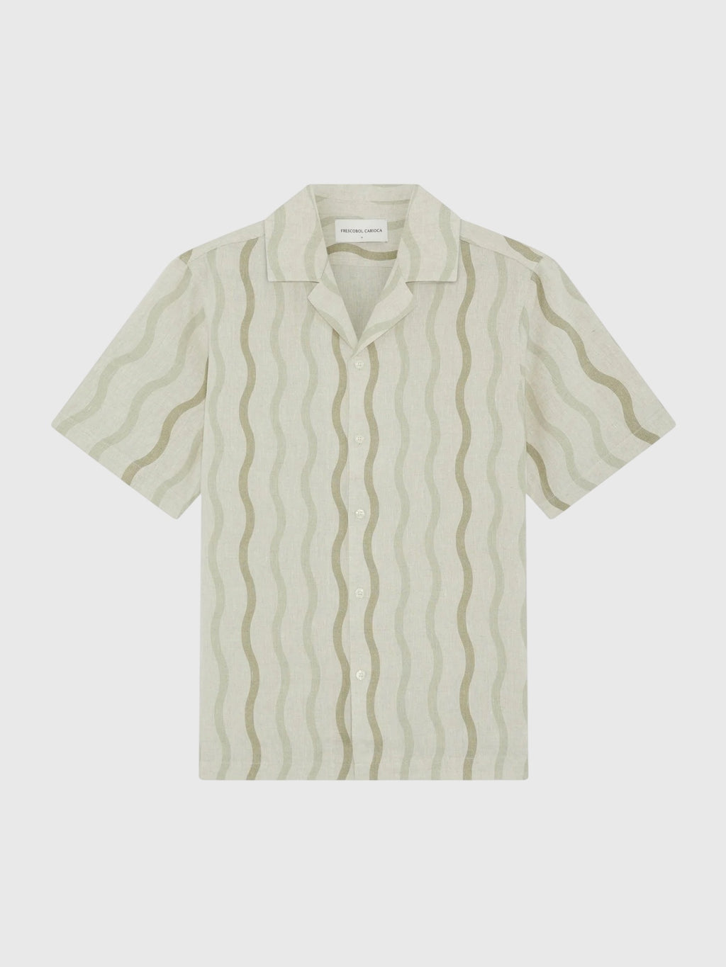 Frescobol Carioca Men's Roberto Linen Shirt - Saint Bernard