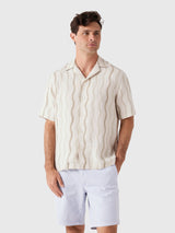 Frescobol Carioca Men's Roberto Linen Shirt - Saint Bernard