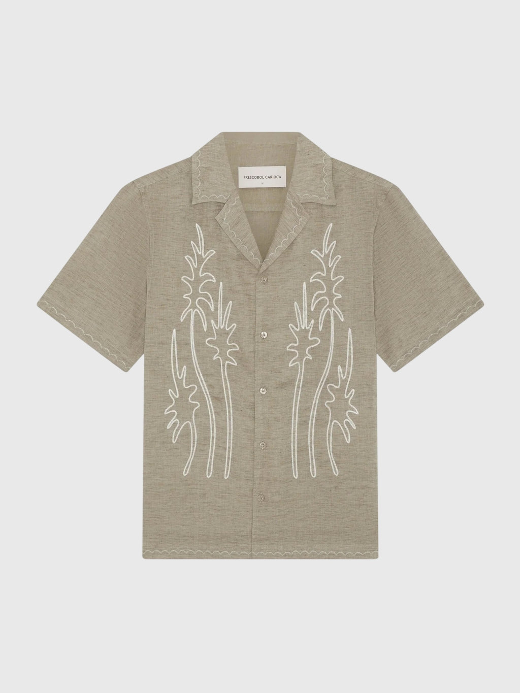 Frescobol Carioca Men's Alves Linen Shirt - Saint Bernard