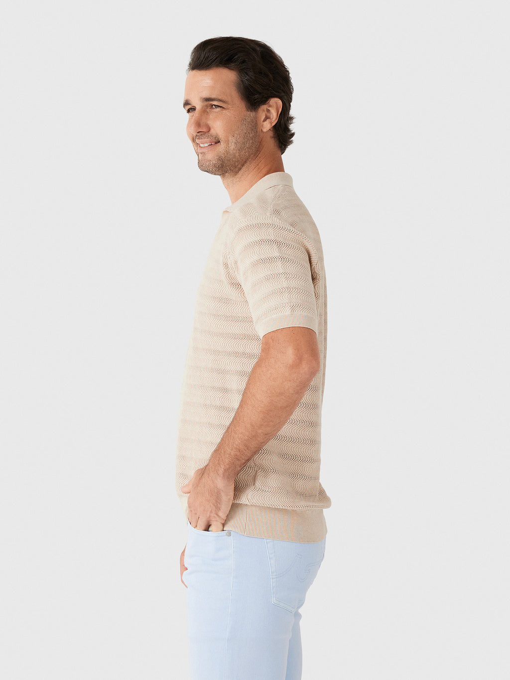 Frescobol Carioca Men's Rino Cotton Polo - Saint Bernard