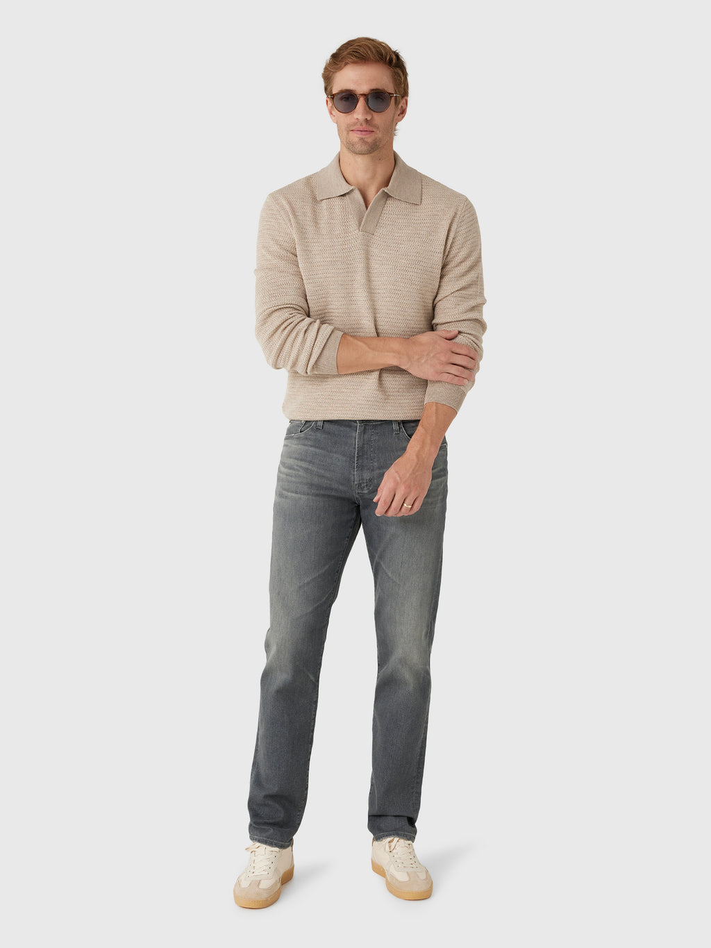 Frescobol Carioca Men's Orlando Merino Wool Polo - Saint Bernard