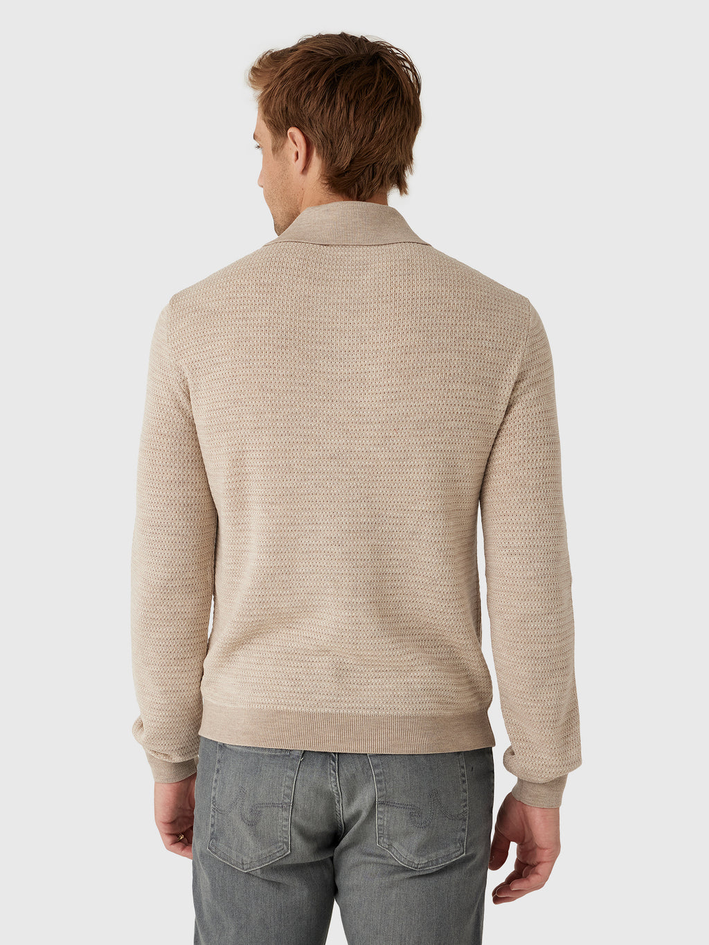 Frescobol Carioca Men's Orlando Merino Wool Polo - Saint Bernard