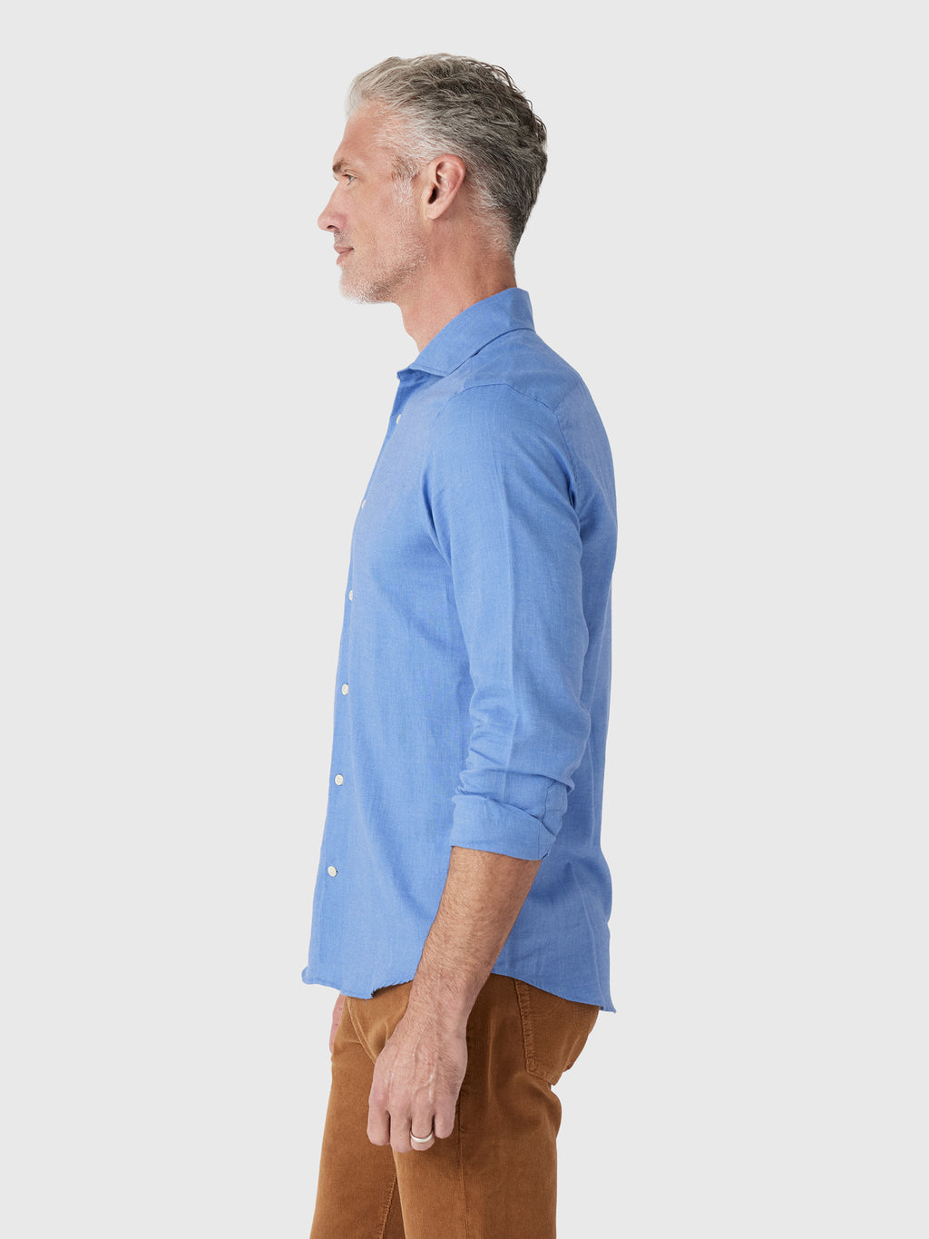 Frescobol Carioca Men's Antonio Oxford Cotton Shirt - Saint Bernard