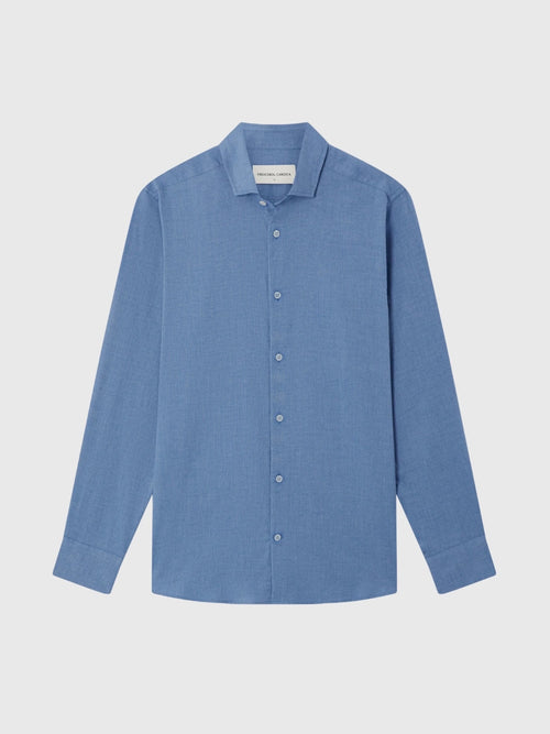 Frescobol Carioca Men's Antonio Oxford Cotton Shirt - Saint Bernard