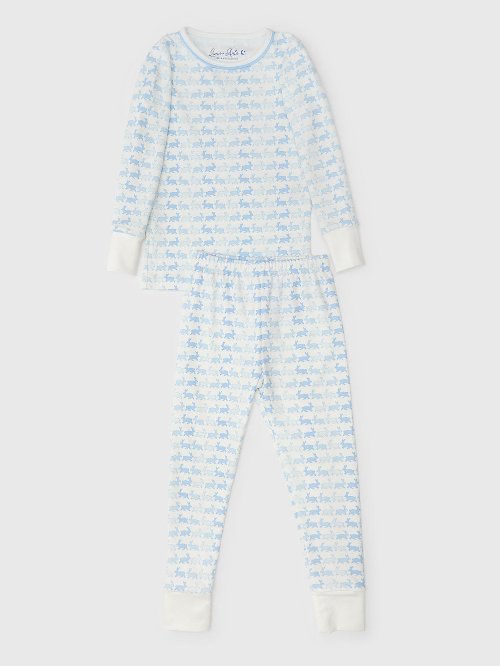 Magnolia Baby Kids' Bunny Hop Long Pajama Set - Saint Bernard