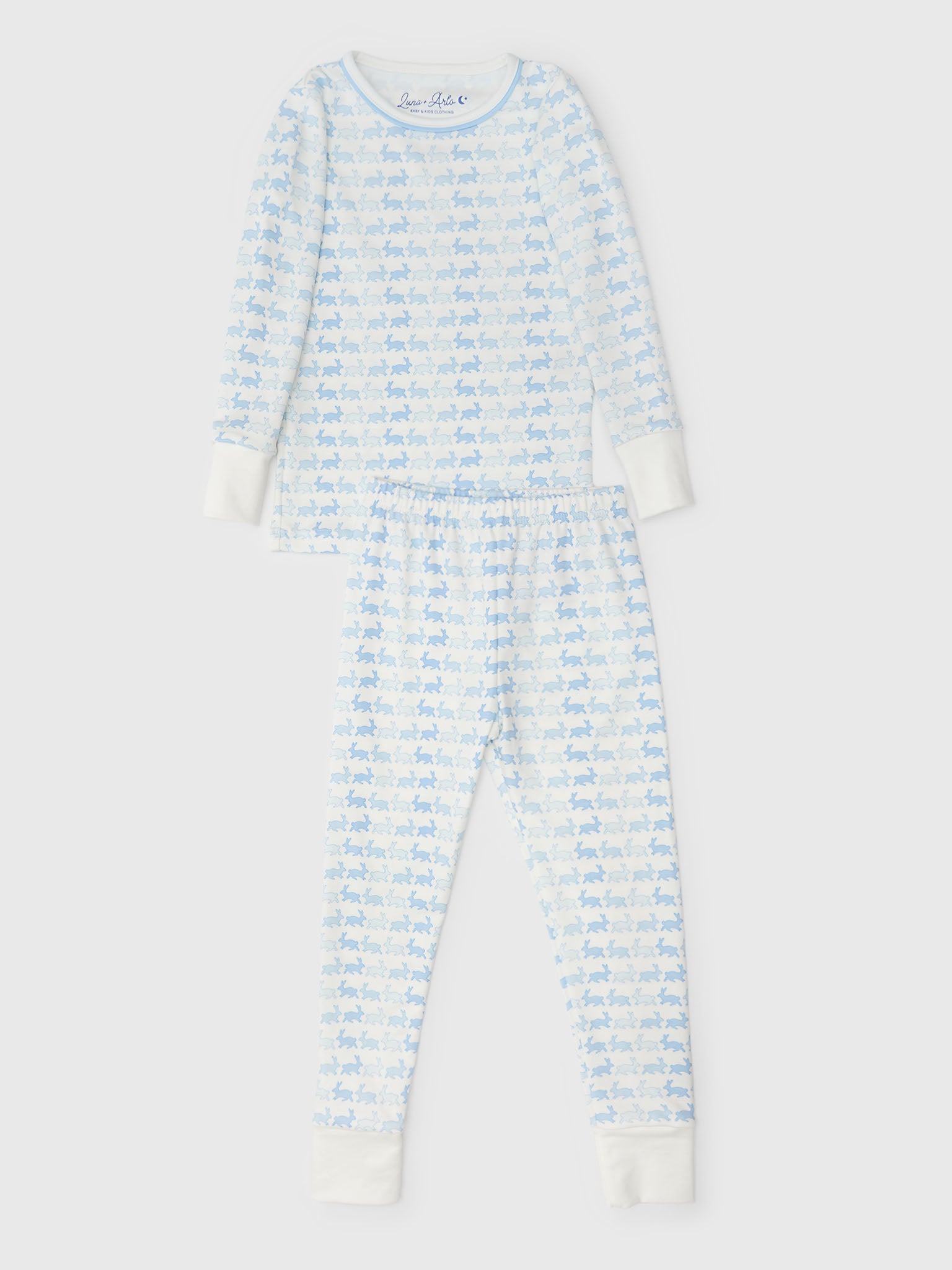 Magnolia Baby Kids' Bunny Hop Long Pajama Set - Saint Bernard