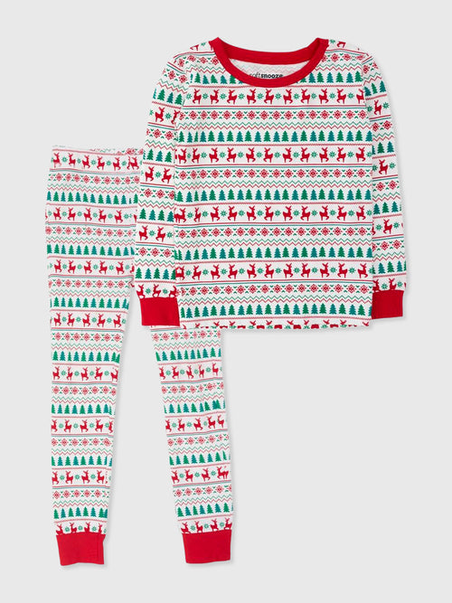 Rufflebutts Kids' Long Sleeve Pajama Set - Saint Bernard