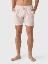 04651 / A Trip In A Bag Men's Mono Seersucker Swim Trunk - Saint Bernard