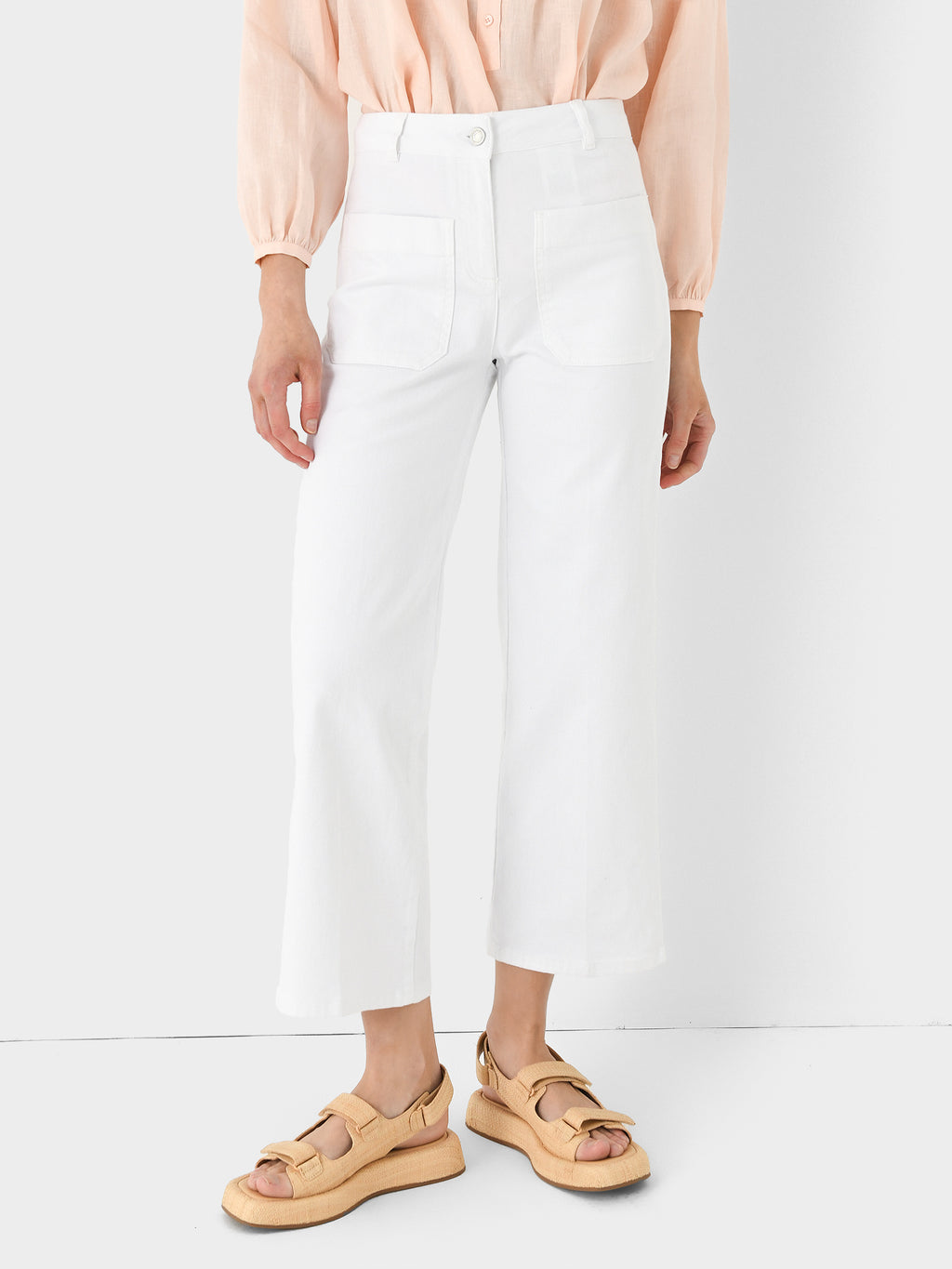 Vanessa Bruno Women's Helias Cropped Jean - Saint Bernard