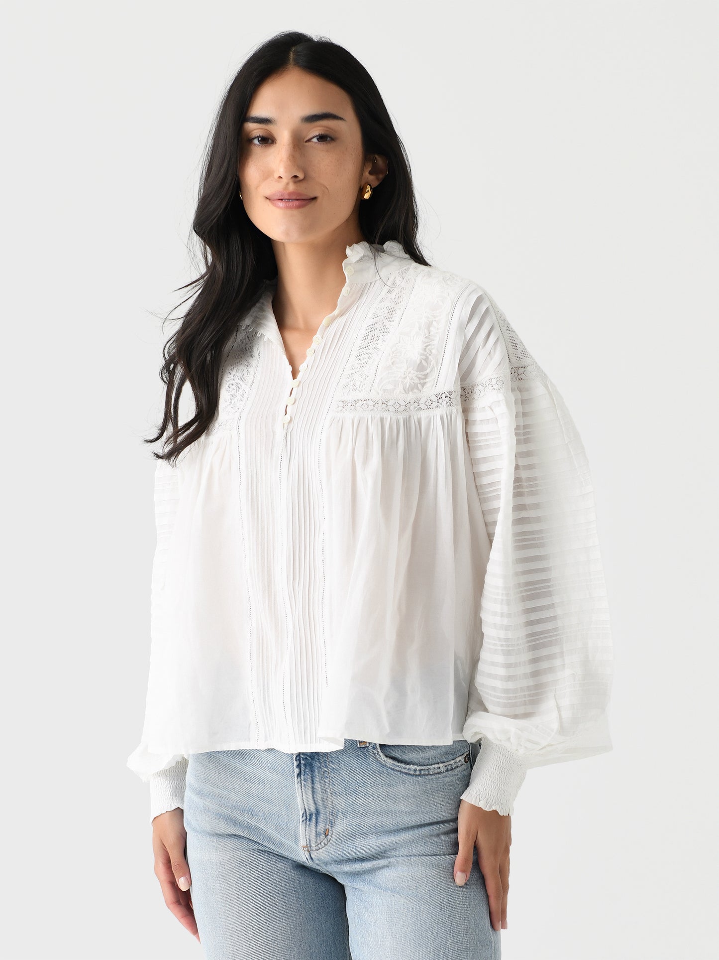 Vanessa Bruno Women's Dahlia Blouse - Saint Bernard