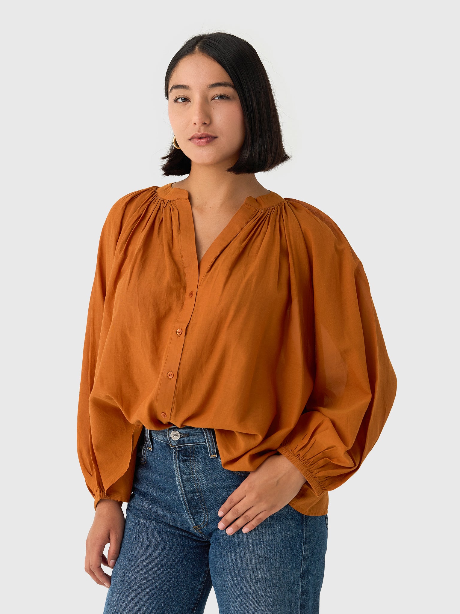 Vanessa Bruno Women's Edme Blouse - Saint Bernard