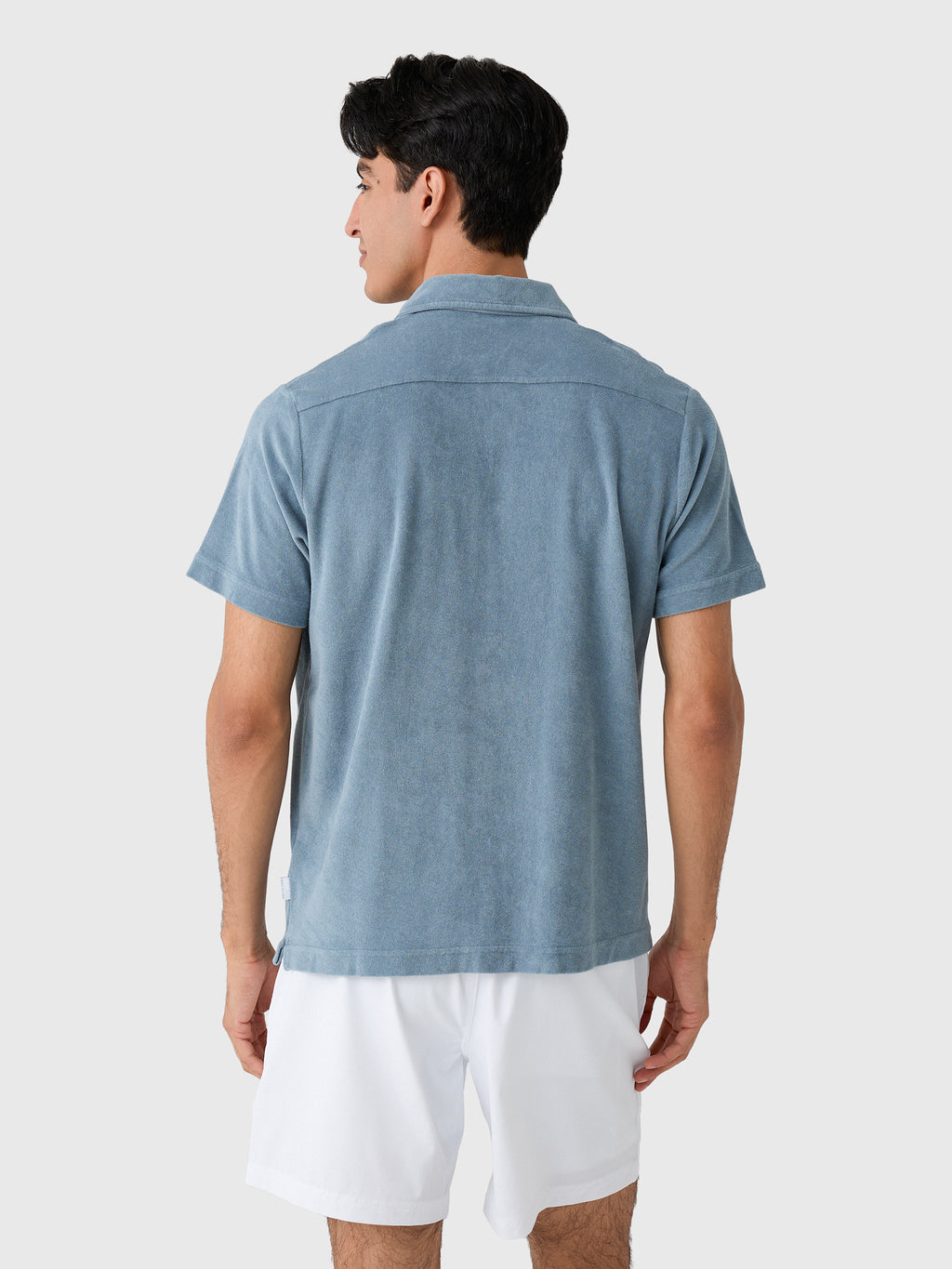 04651 / A Trip In A Bag Men's Terry Cuba Shirt - Saint Bernard