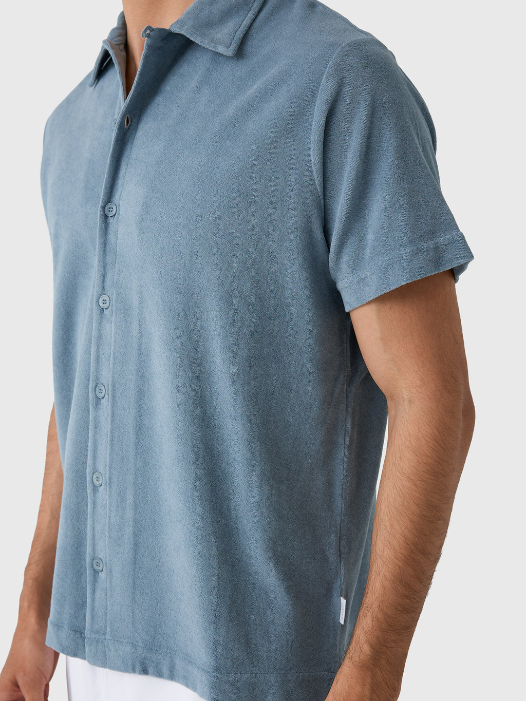 04651 / A Trip In A Bag Men's Terry Cuba Shirt - Saint Bernard