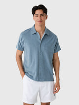 04651 / A Trip In A Bag Men's Terry Cuba Shirt - Saint Bernard
