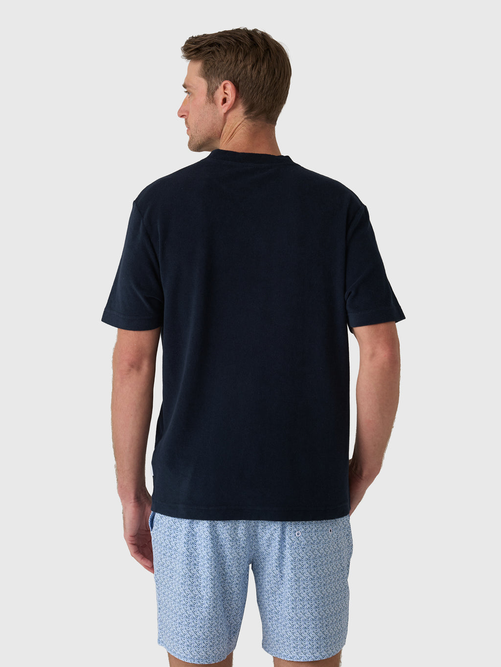 04651 / A Trip In A Bag Men's Terry Tee - Saint Bernard