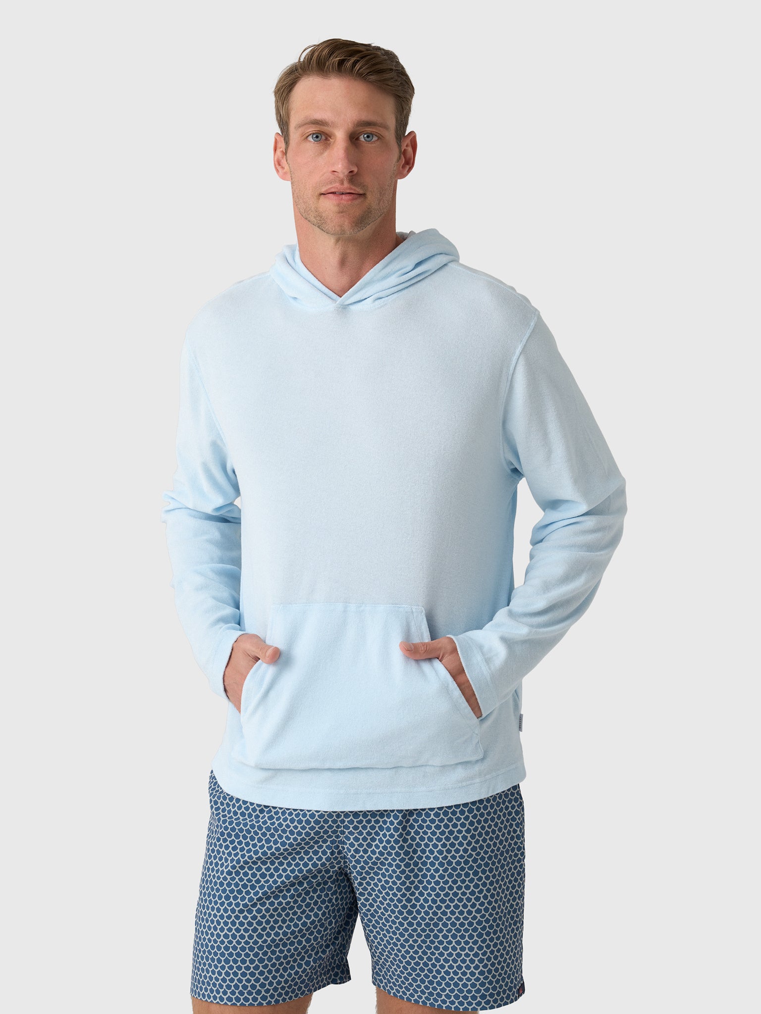 04651 / A Trip In A Bag Men's Terry Hoodie - Saint Bernard