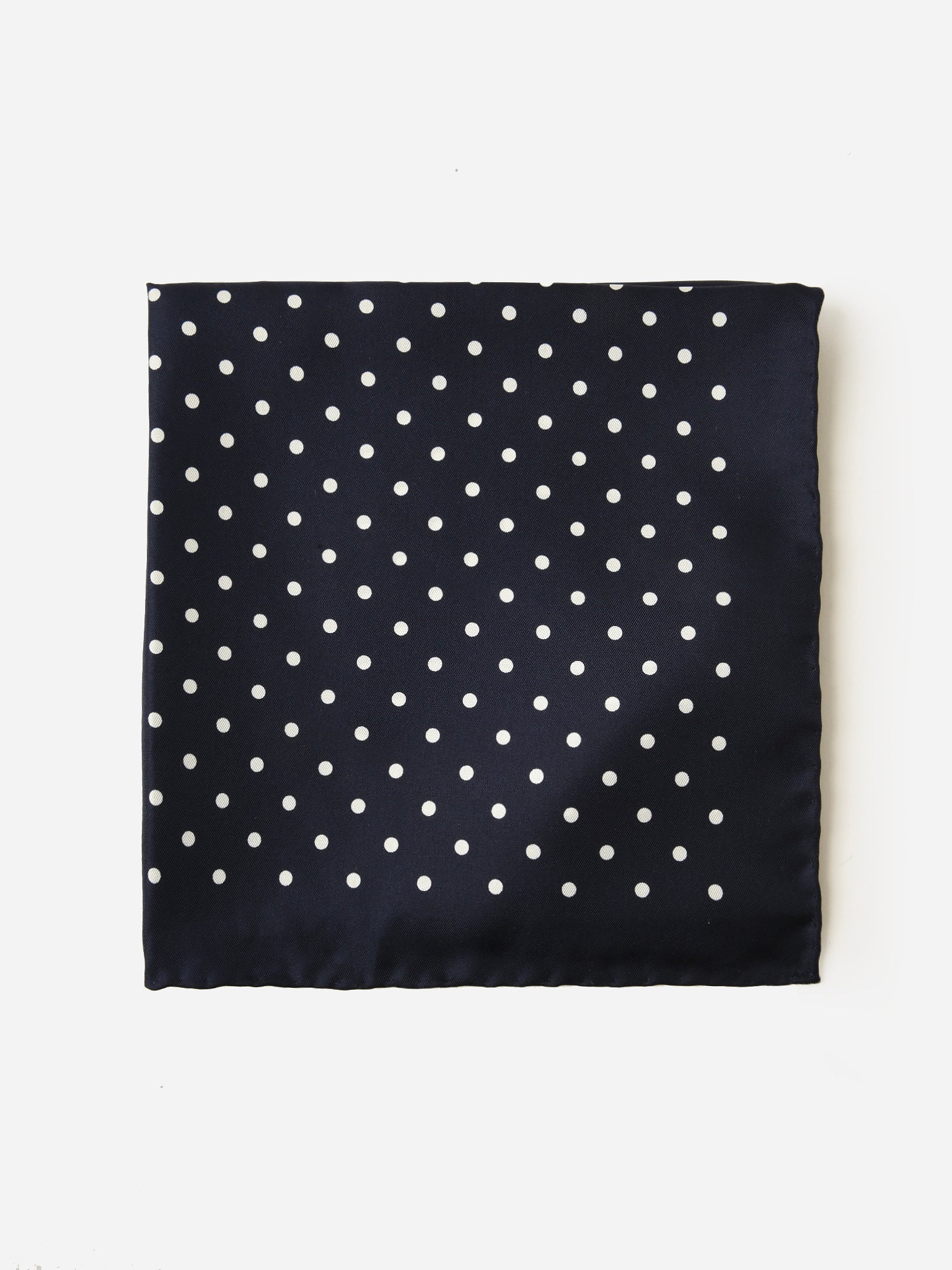 Mizzen+Main Silk Pocket Square - Saint Bernard