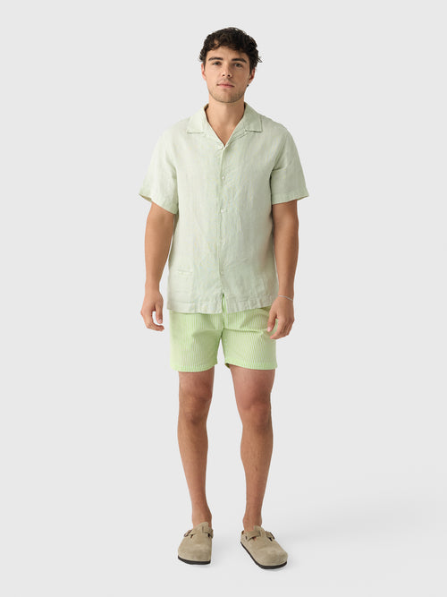04651 / A Trip In A Bag Men's Linen Cuba Shirt
