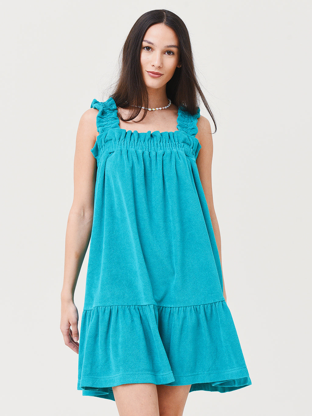 Ephemera Women's La Plage Swing Mini Dress - Saint Bernard