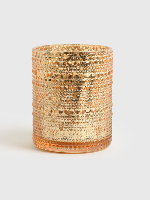 B's Knees Gold Bead 2-Wick Candle - Saint Bernard