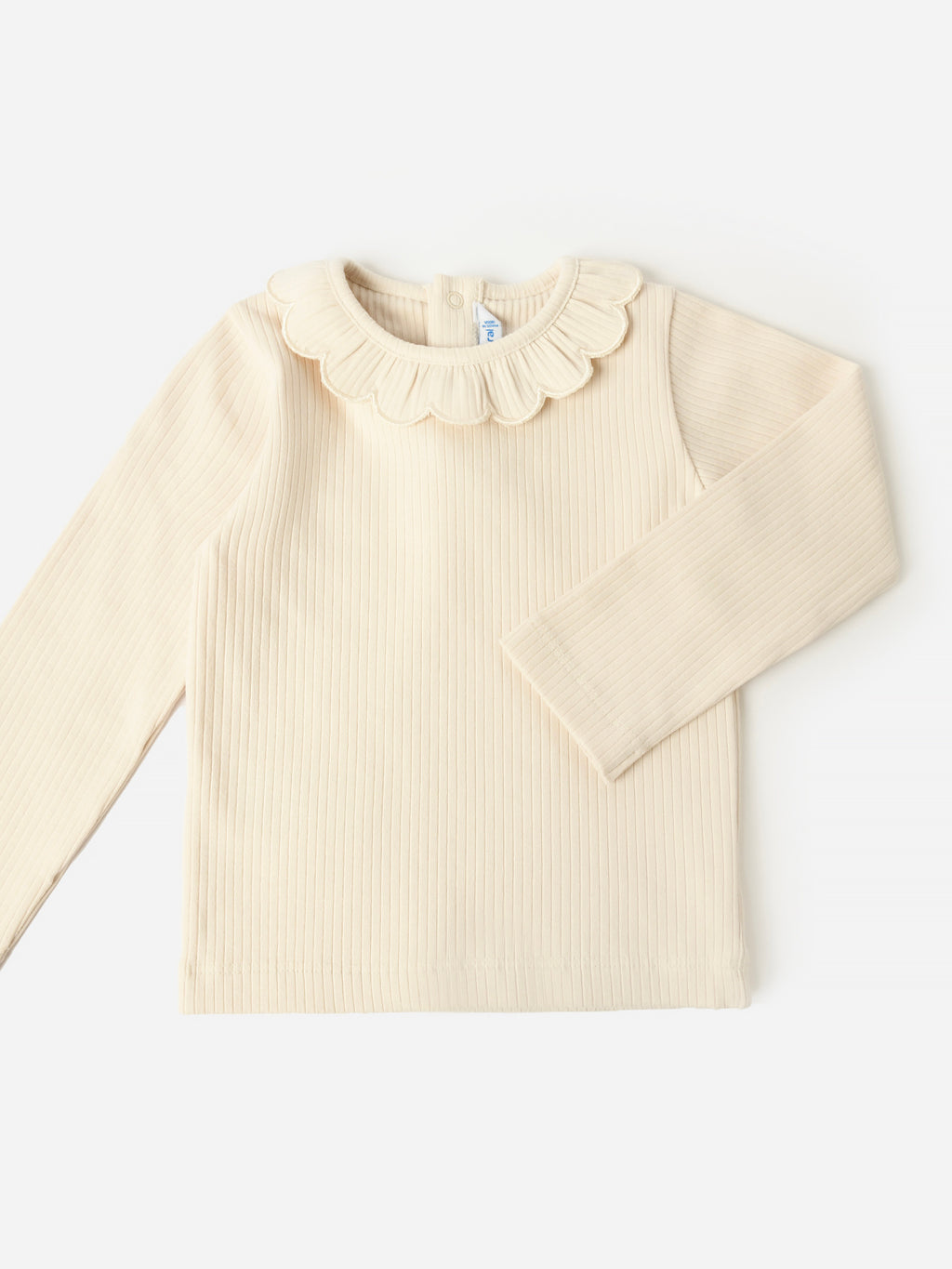 Mayoral Baby Girls' Long Sleeve Ribbed Shirt - Saint Bernard