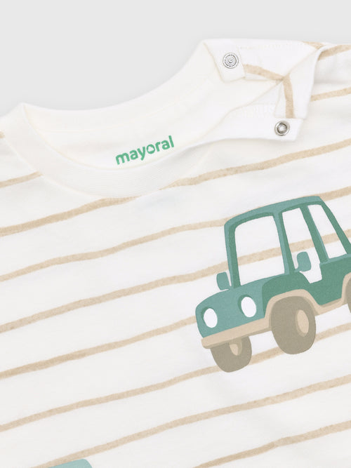 Mayoral Baby Boys' Long Sleeve Printed T-Shirt