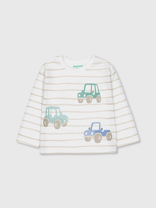 Mayoral Baby Boys' Long Sleeve Printed T-Shirt