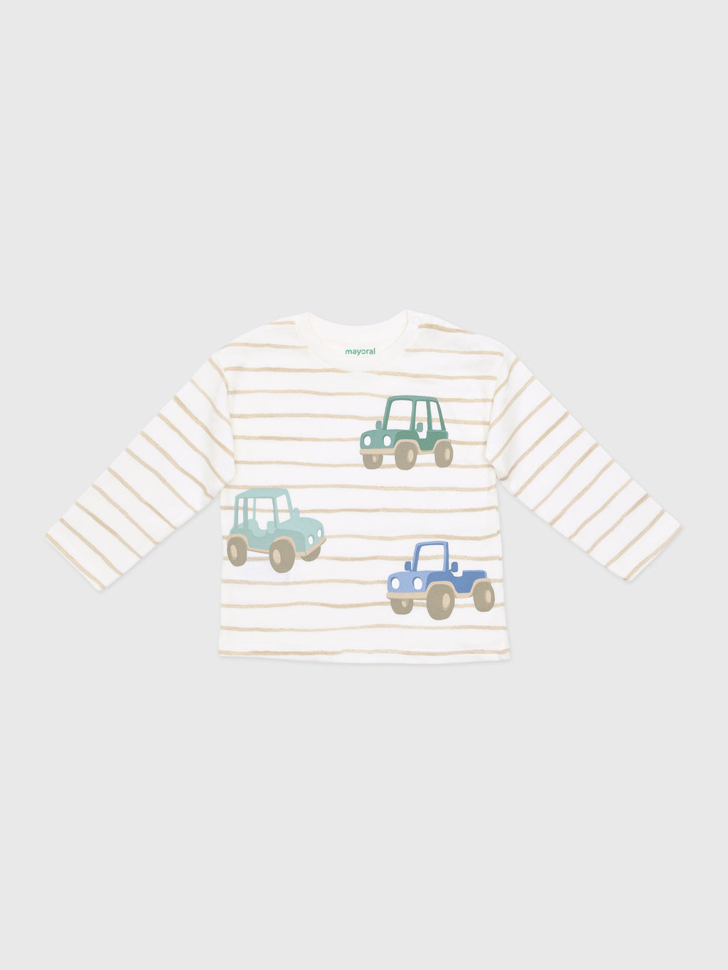 Mayoral Baby Boys' Long Sleeve Printed T-Shirt - Saint Bernard