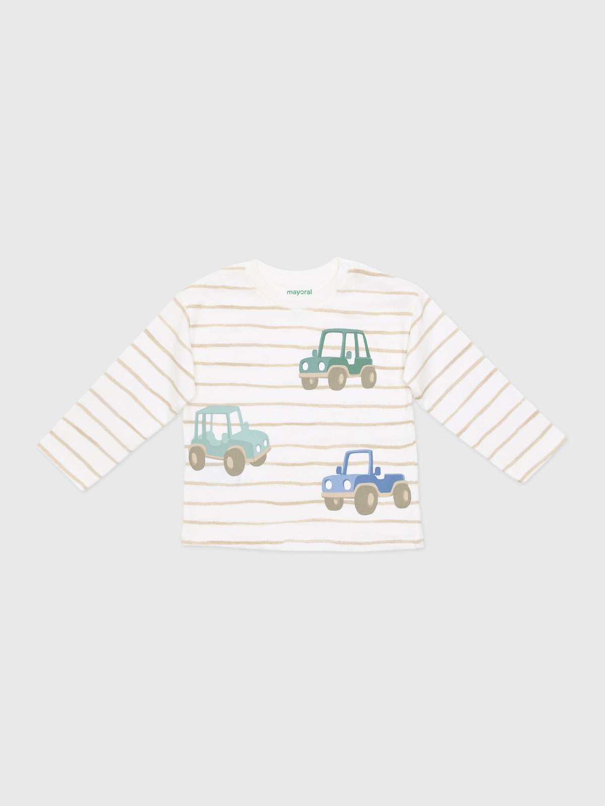 Mayoral Baby Boys' Long Sleeve Printed T-Shirt - Saint Bernard