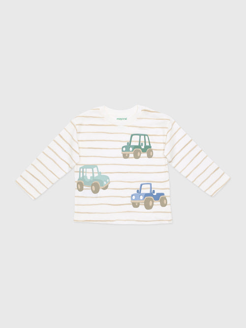 Mayoral Baby Boys' Long Sleeve Printed T-Shirt