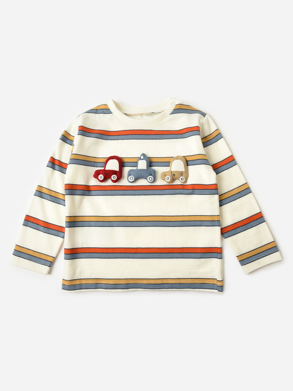 Mayoral Baby Boys' Long Sleeve Stripes T-Shirt - Saint Bernard