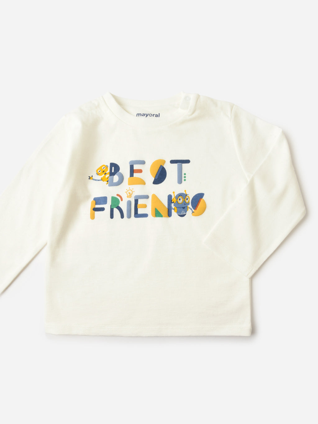 Mayoral Baby Boys' Long Sleeve Friends T-Shirt - Saint Bernard