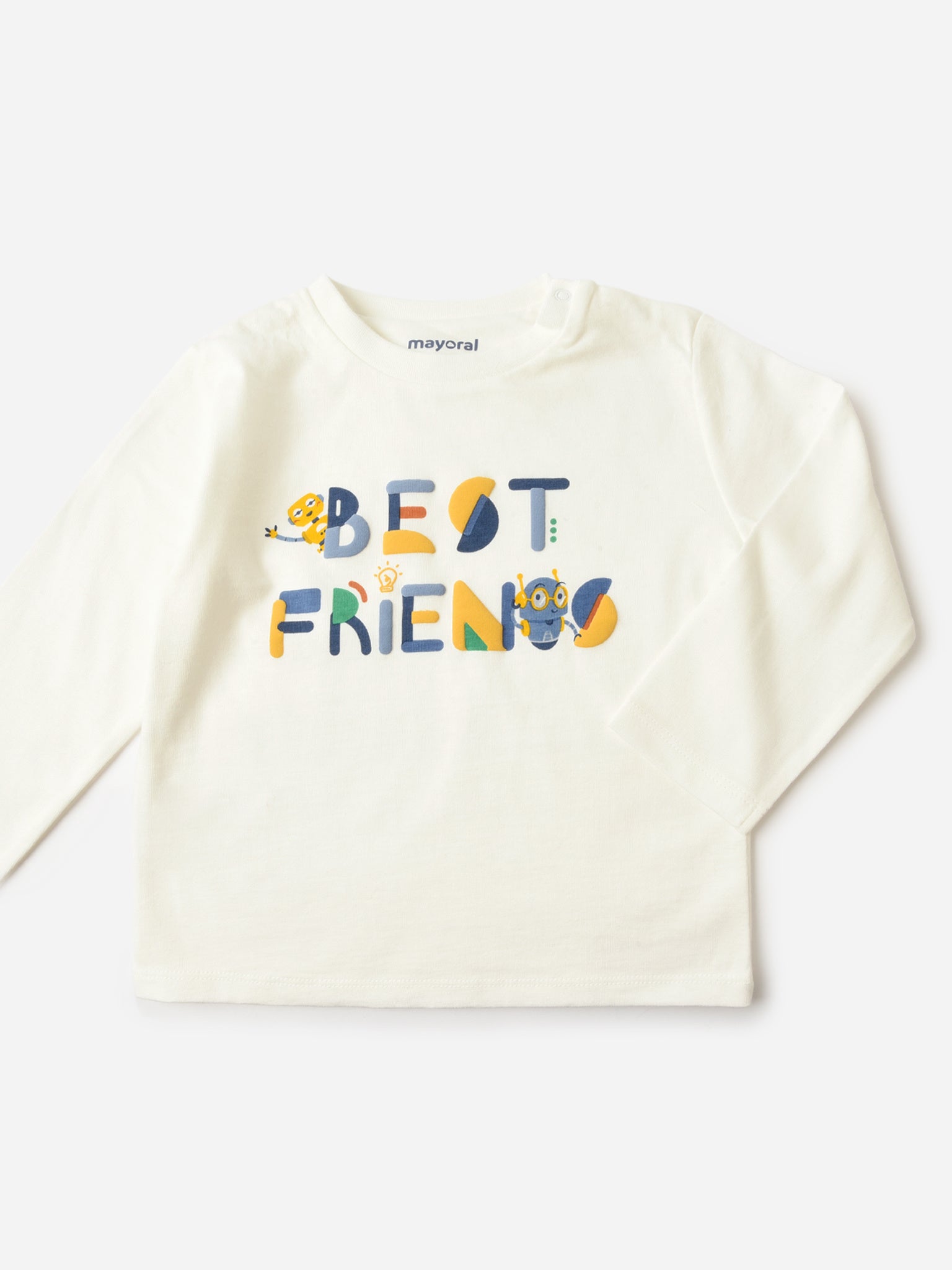 Mayoral Baby Boys' Long Sleeve Friends T-Shirt - Saint Bernard