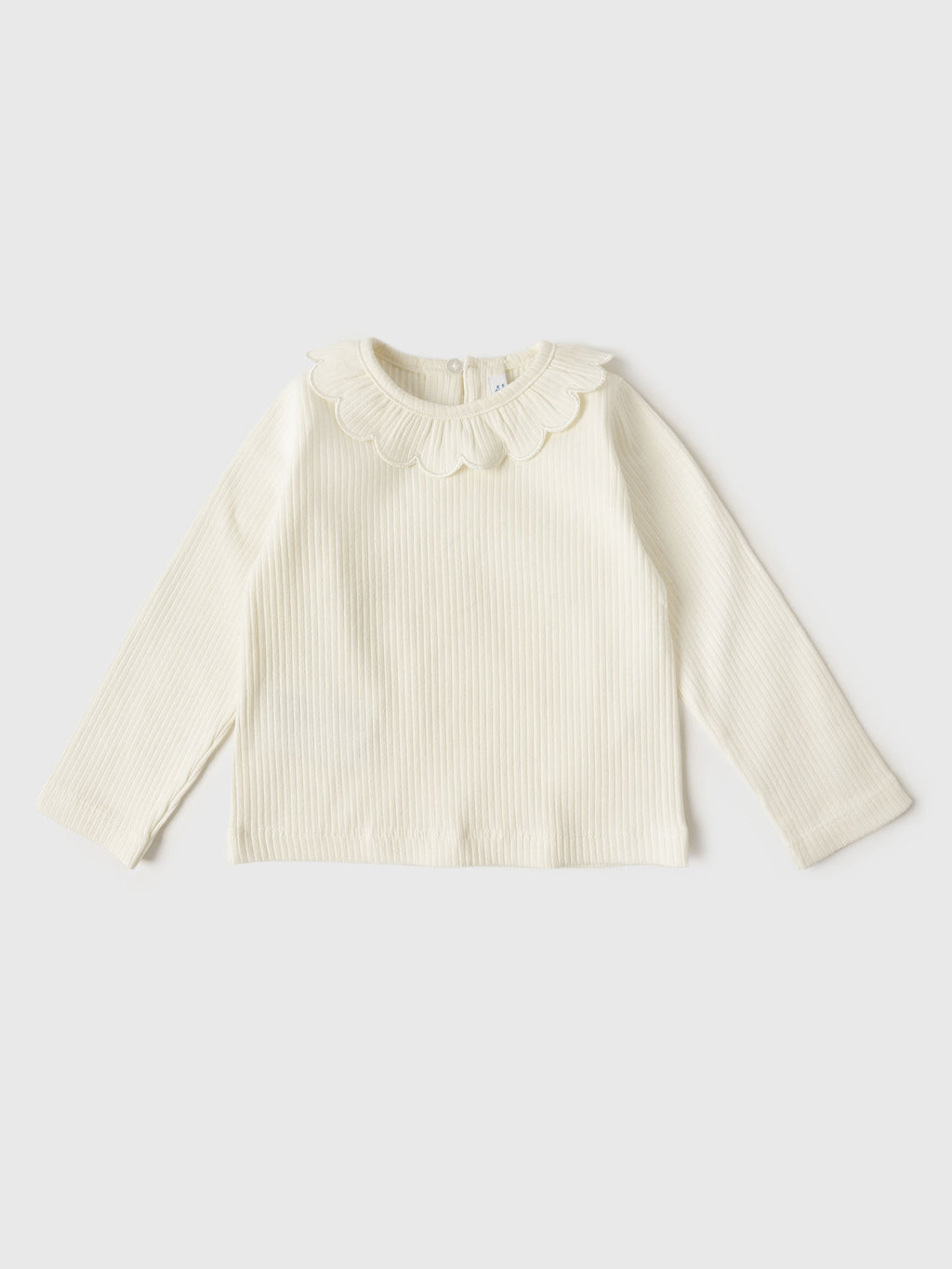Mayoral Baby Girls' Long Sleeve Ribbed Shirt - Saint Bernard
