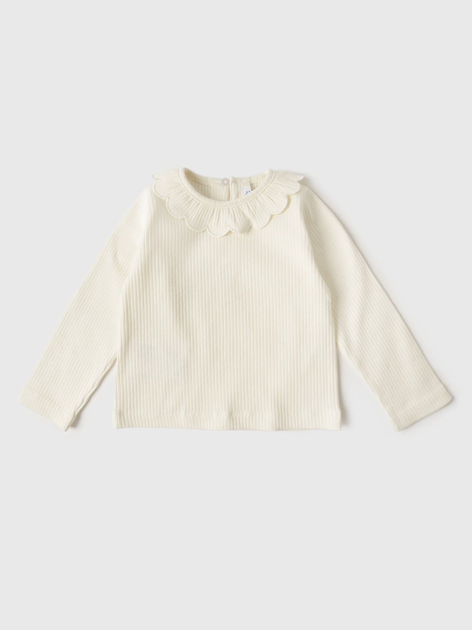 Mayoral Baby Girls' Long Sleeve Ribbed Shirt - Saint Bernard