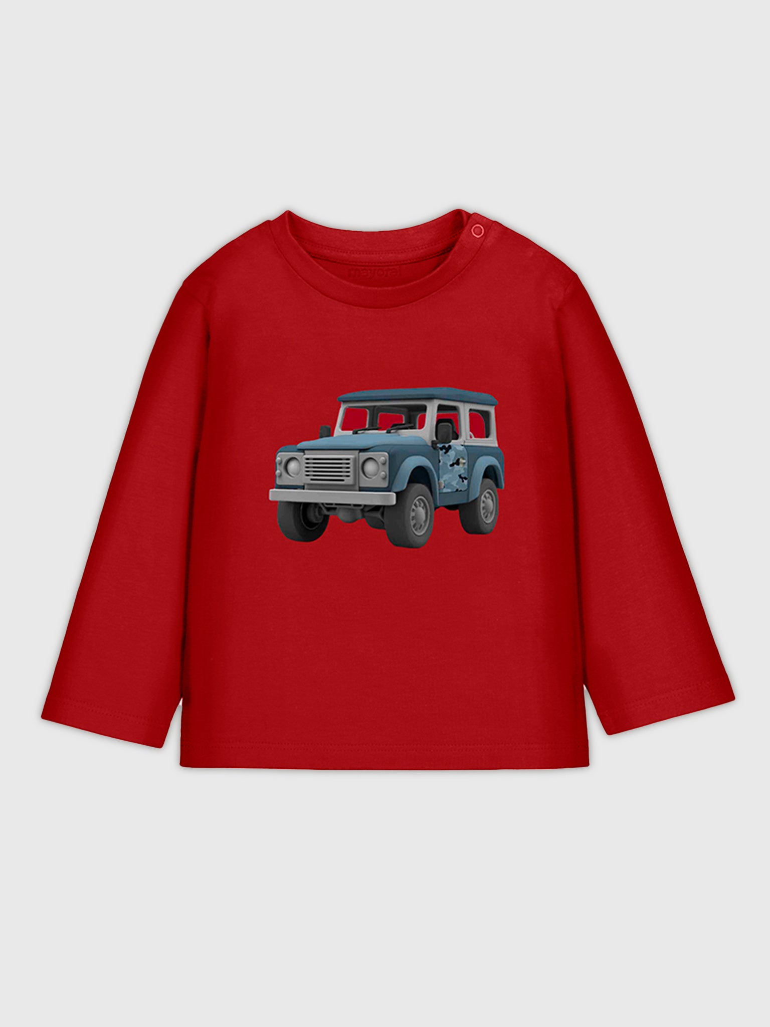 Mayoral Baby Boys' Long Sleeve Car T-Shirt - Saint Bernard