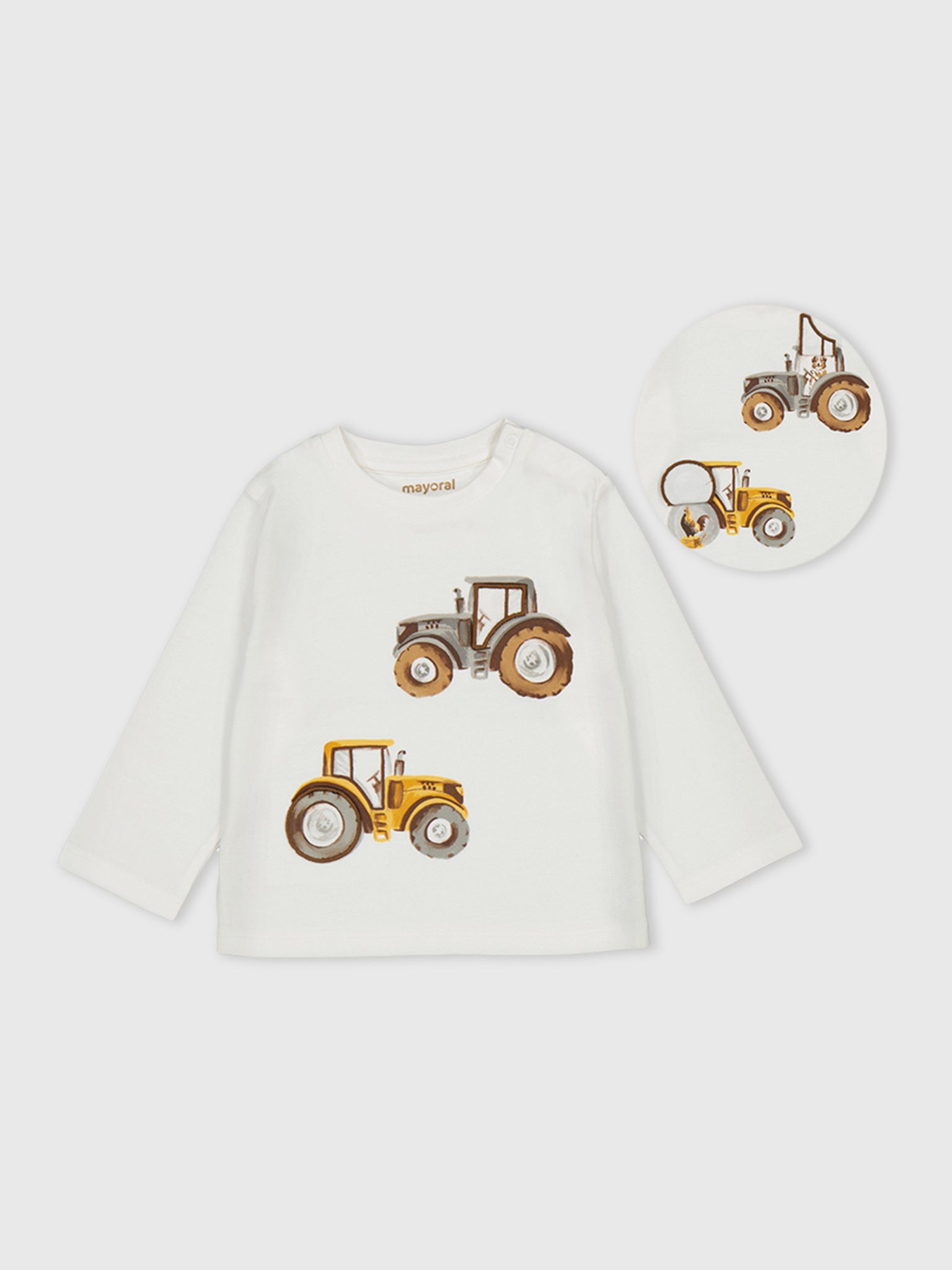 Mayoral Baby Boys' Long Sleeve Play T-Shirt - Saint Bernard