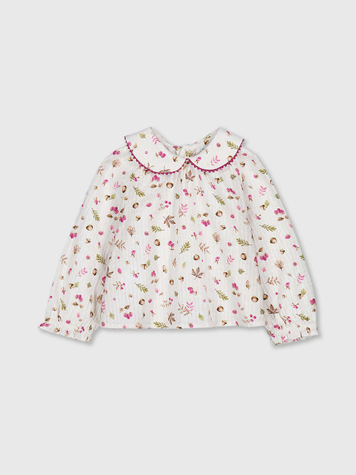 Mayoral Baby Girls' Textured Woven Blouse