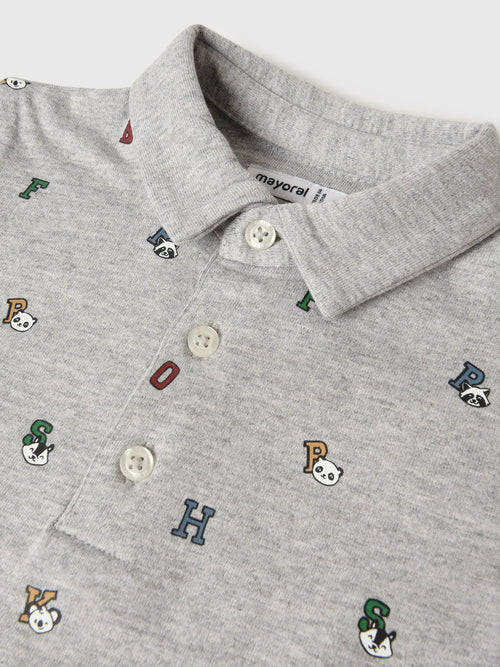 Mayoral Baby Boys' Long Sleeve Printed Polo