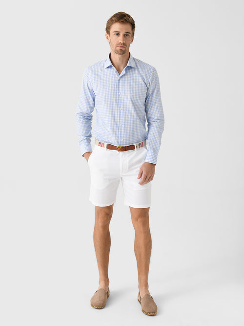 Maria Santangelo Men's Gingham Woven Shirt