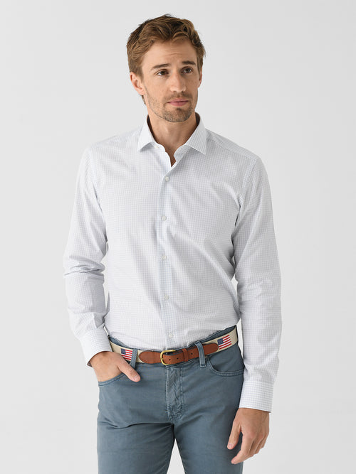 Maria Santangelo Men's Check Woven Shirt