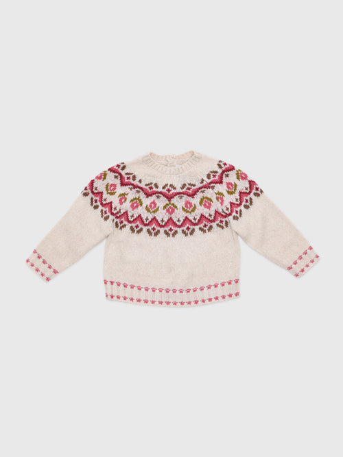 Mayoral Baby Girls' Jacquard Sweater