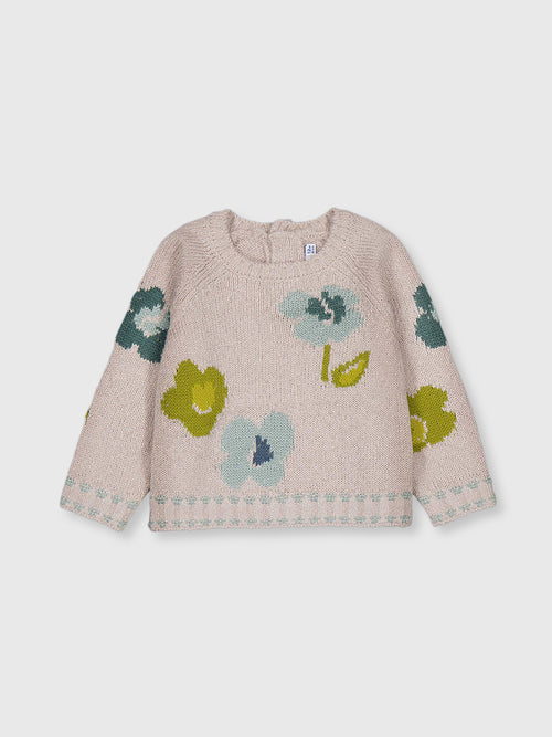 Mayoral Baby Girls' Jacquard Sweater