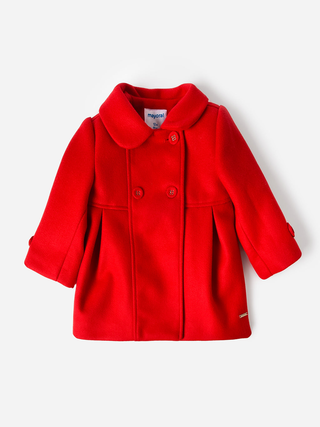 Mayoral Baby Girls' Woolen Coat - Saint Bernard