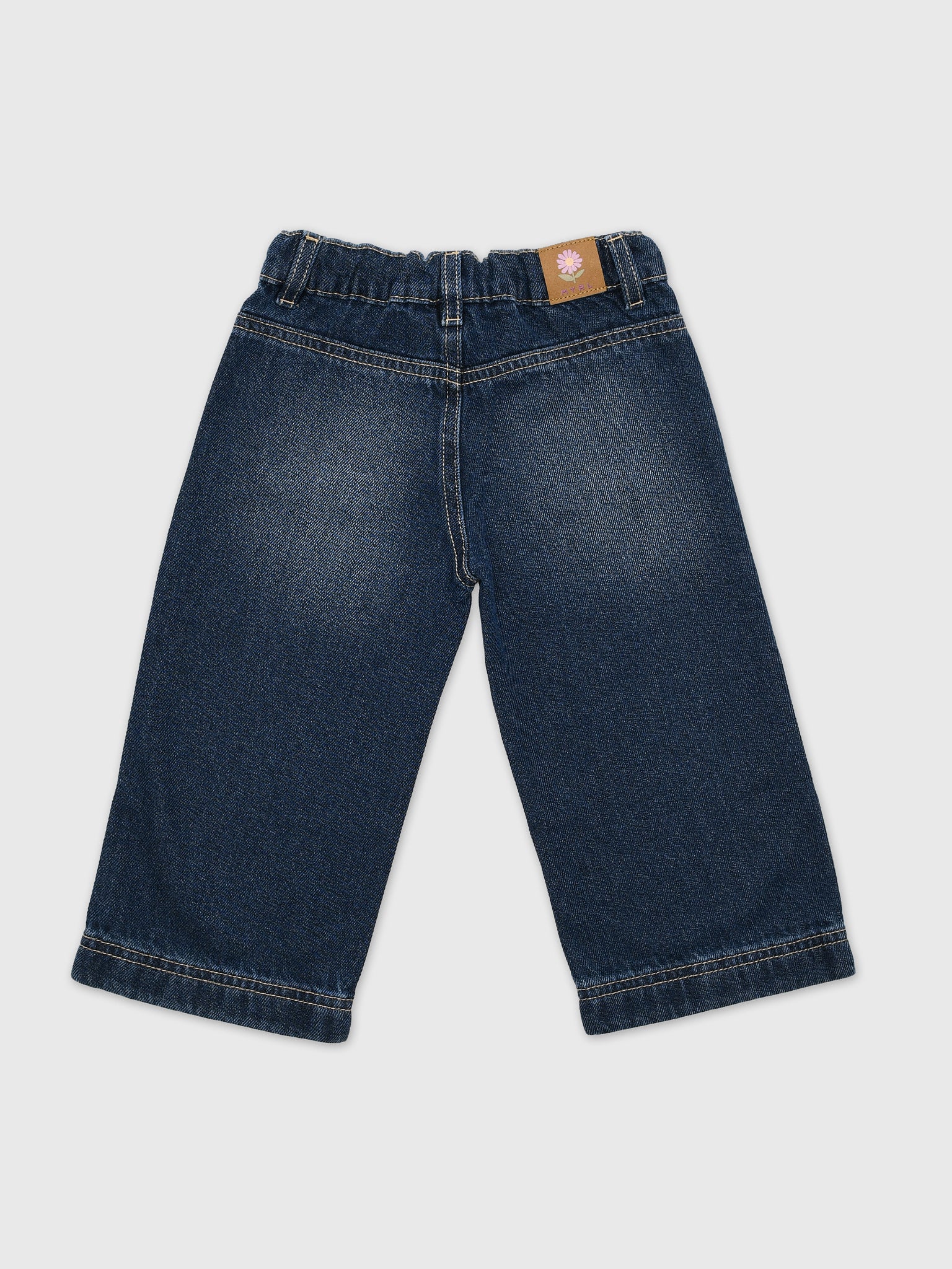 Mayoral Baby Girls' Denim Trouser - Saint Bernard