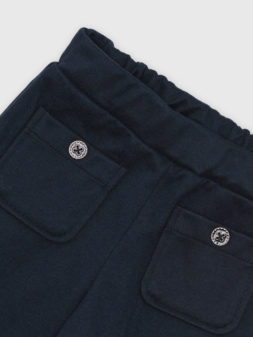 Mayoral Baby Girls' Twill Knit Trouser - Saint Bernard