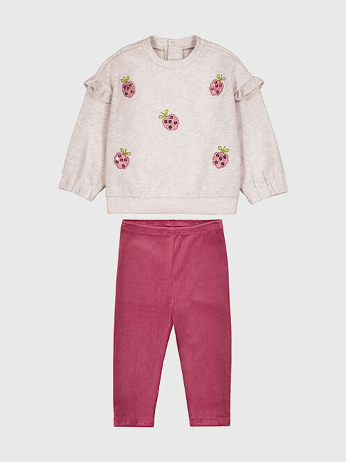 Mayoral Baby Girls' Sweater & Velvet Legging Set