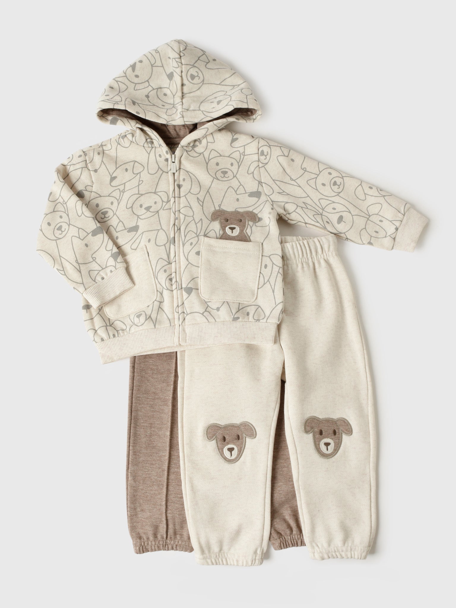 Mayoral Baby Boys' 3-Piece Print Tracksuit - Saint Bernard