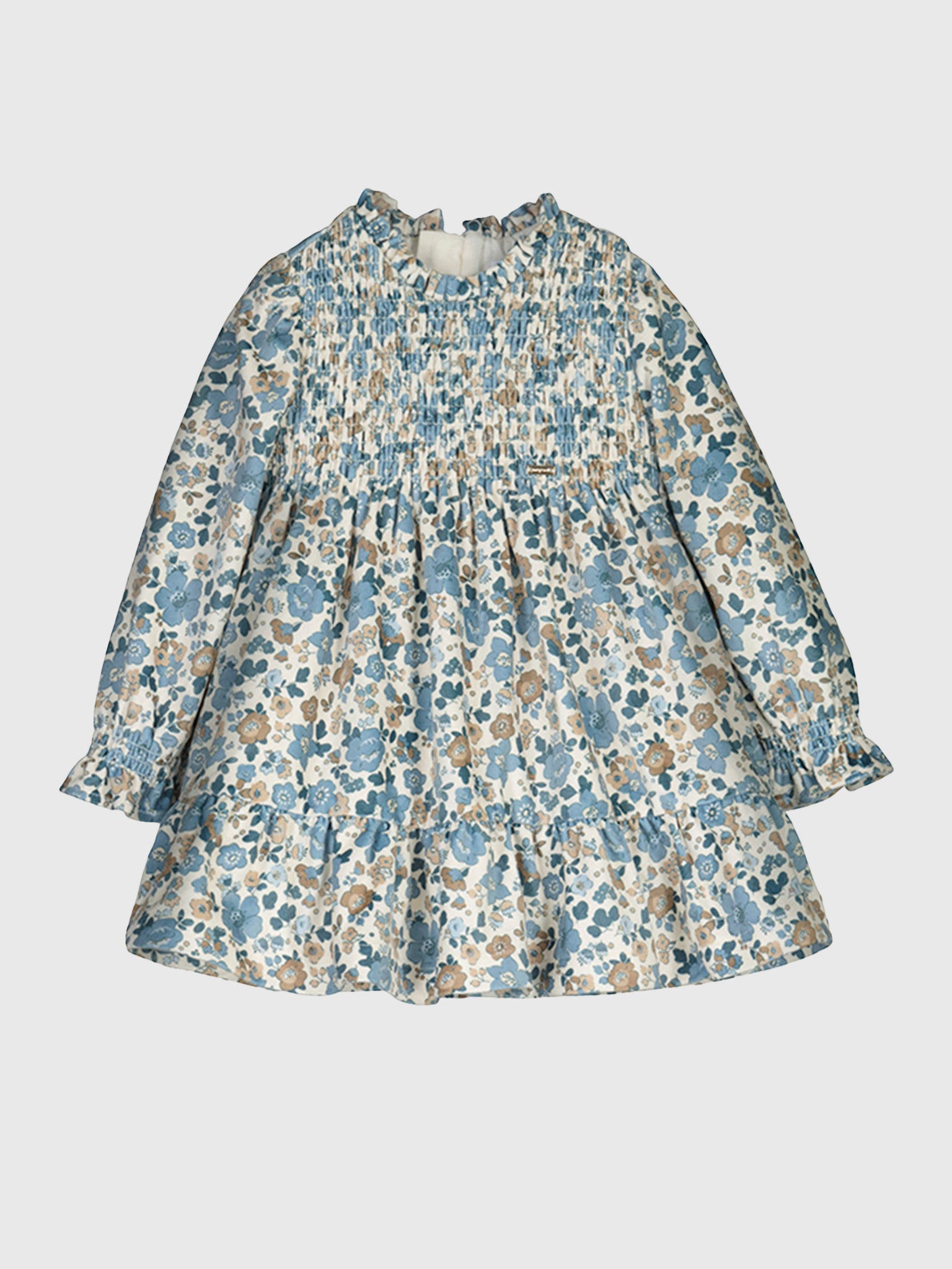 Mayoral Baby Girls' Printed Velvet Dress - Saint Bernard